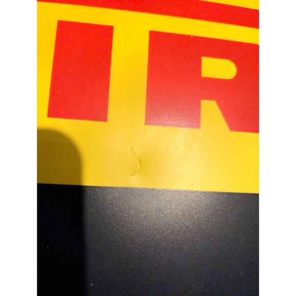 Pirelli Vynil Tire Sign Insert 30.5" Top To Bottom - Picture 2 of 5